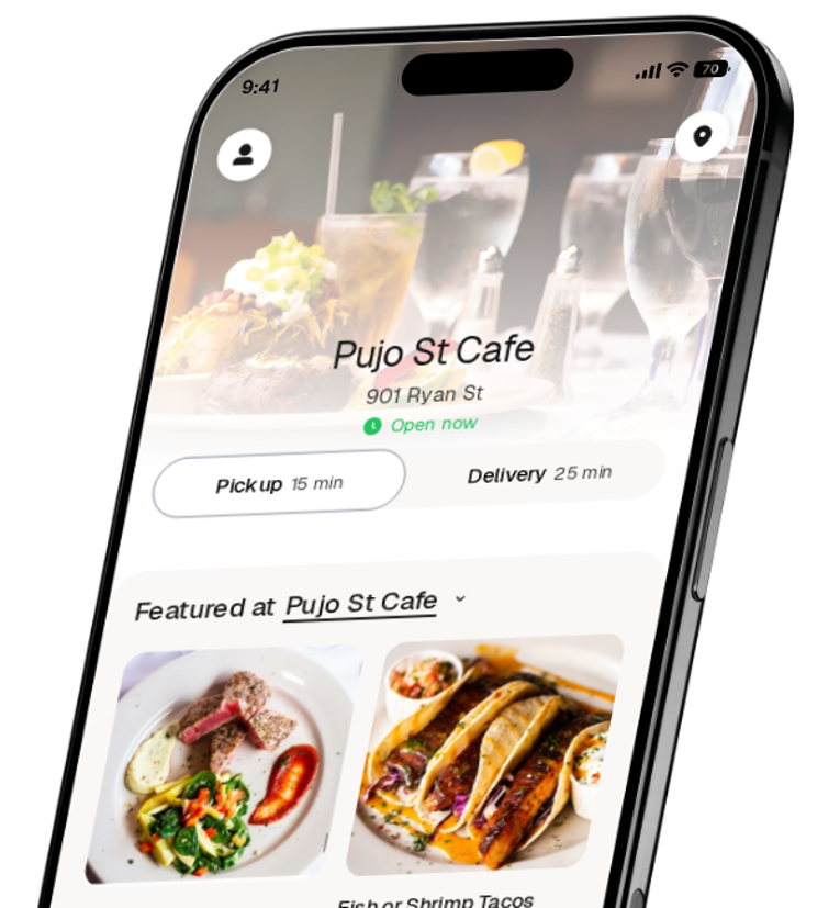 Pujo St Cafe app preview